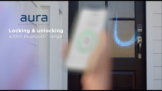 Aura Bluetooth smart lock  New from Weiser [upl. by Baelbeer]