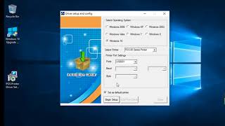 How to install windows10 driver 80mm printer USB port [upl. by Eellah]