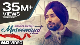 Satinder Sartaaj Masoomiyat Full Song  Beat Minister  Latest Punjabi Songs 2017  TSeries [upl. by Cormick]