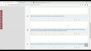 Moodle Questionnaire Tutorial [upl. by Emmalyn]