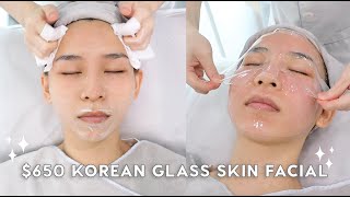 I Got a 650 Korean Glass Skin Facial [upl. by Korie]