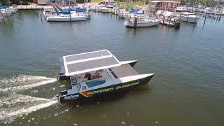 STEVI  Boat Powered by Solar Energy [upl. by Eittah]