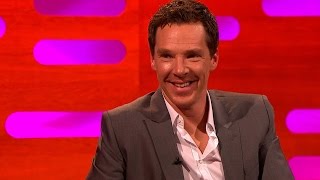 Benedict Cumberbatch cant say quotPenguinsquot  The Graham Norton Show Series 16 Episode 5  BBC [upl. by Raknahs]