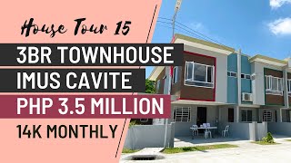 House Tour 15  3BR 3TB Townhouse for Sale Imus Cavite  Amanda  Hamilton Executive Residences [upl. by Ames]