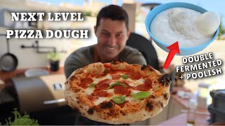 HOW TO MAKE NEXT LEVEL PIZZA DOUGH  DOUBLE FERMENTED  POOLISH [upl. by Gratiana]