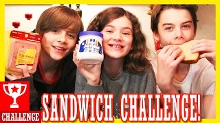 THE SANDWICH CHALLENGE  KITTIESMAMA [upl. by Ankney]