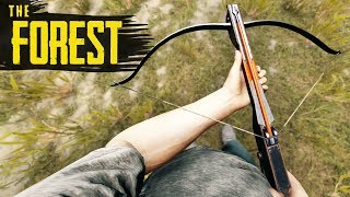 How to GET THE CROSSBOW The Forest Tutorial [upl. by Barthol315]