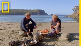 Crayfish Hunting in Tasmania  Gordon Ramsay Uncharted [upl. by Carolyne]