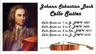 Johann Sebastian Bach  Cello suites in 432 Hz great for reading or studying [upl. by Aisirtap]