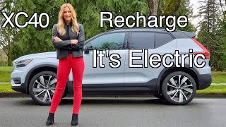 2021 Volvo XC40 Recharge review  Volvos first electric vehicle [upl. by Krilov]