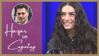 Hazar Erguclu on Cagatay Ulusoy ❖ Interview ❖ English ❖ 2020 [upl. by Cohligan]