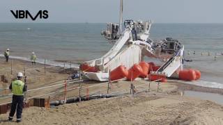 Galloper offshore wind farm  export cable shore landing  full version [upl. by Warden]