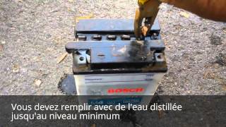 Comment recharger la batterie avec de leau distillée [upl. by Elesig]