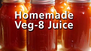 Homemade Vegetable JUICE V8®style from the Garden [upl. by Natsirhc892]