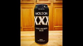 Day 255 Beer Review Molson XXX MolsonCoors WTF Thursday 🇨🇦 Canadian Beer 🇨🇦 [upl. by Kassab]