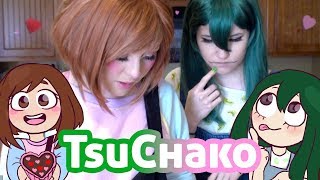 Chocolate for Everyone TsuChako  My Hero Academia Cosplay [upl. by Broder]