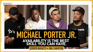 Michael Porter Jr NBA Champion Talks Injuries Jokic Embiid Dating amp Light Skin Guys  The Pivot [upl. by Nayrda]