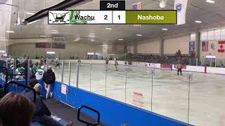 Wachusett vs Nashoba Varsity Hockey [upl. by Nygem]