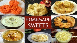 Indian Sweets Recipe  Quick and Easy Mithai Recipes for Diwali  Indian Festival Recipes [upl. by Areek]