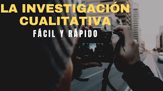 LA INVESTIGACIÓN CUALITATIVA ENFOQUE CUALITATIVO  DEFINICIÓN CARACTERÍSTICAS Y DISEÑOS [upl. by Ennairda]