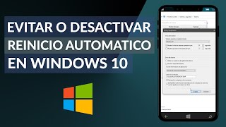 Cómo Evitar o Desactivar el Reinicio Automático en Windows 10 [upl. by Luebke]