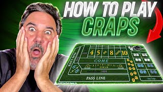 How To Play Craps For BEGINNERS SUPER SIMPLE LESSON [upl. by Rheta]