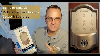 Schlage Encode Smart Lock Review Setup amp Features [upl. by Swanhildas630]