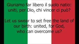 Italian National Anthem ItalianEnglish [upl. by Philine]