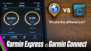 Garmin Express vs Garmin Connect  Whats the difference  Garmin Tutorial [upl. by Leno233]