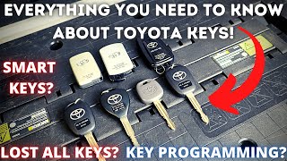 All you need to know about Toyota Keys Mechanical and Smart keys [upl. by Sualokcin623]