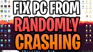 How To Stop Your PC From Randomly CrashingLaggingFreezingRestartingOff While RenderingGaming [upl. by Ernesto]