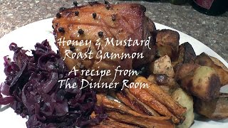 Mustard amp Honey Glazed Roast Gammon  How To Make [upl. by Miuqaoj]