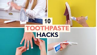 10 Ways to Use Toothpaste Around the House  Toothpaste Hacks [upl. by Eivod475]