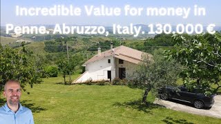 Exceptional Value for Money for This House in Penne Abruzzo Italy  Virtual Property Tour [upl. by Simdars]