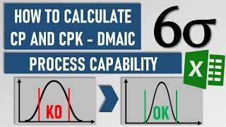 How to calculate Cp and Cpk  Capability analysis  DMAIC [upl. by Mathew109]