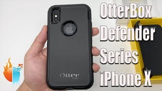 iPhone X OtterBox Defender Series Case Black Review [upl. by Aridatha432]