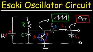 Single Transistor Esaki Oscillator Circuit [upl. by Fendig]