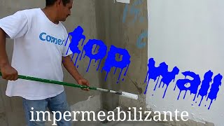 COMEX top wall Impermeabilizando un muro al exterior [upl. by Idahs]