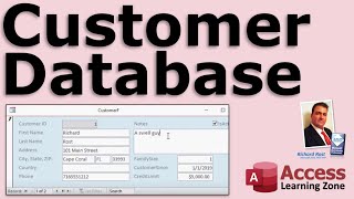 Microsoft Access Customer Database CRM MS Access Customer Template  Free Download [upl. by Amalbena]