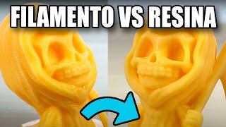 💥COMPARATIVA💥Impresora 3d de RESINA VS FILAMENTO💥¿CUÁL ES MEJOR [upl. by Ernst312]