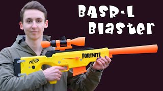 Nerf Fortnite Sniper BASRL  Unboxing Review amp Test im Garten  MagicBiber deutsch [upl. by Wolf]