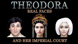 Byzantine Emperors  Empress Theodora  Real Faces  The Imperial Court [upl. by Zoara555]