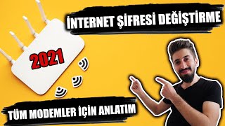 Modem Wifi Şifre ve Adı Değiştirme  Tüm Modemler İçin Detaylı Anlatım [upl. by Ecydnac76]