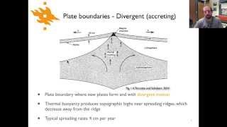 Geodynamics  Lecture 21 Divergent plate boundaries [upl. by Naivad785]