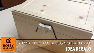 Cofanetto in legno faidate  Idea regalo [upl. by Elacim]