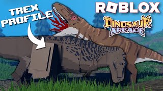 Prehistoric Profile  Tyrannosaurus Rex  ROBLOX Dinosaur Arcade [upl. by Felix]