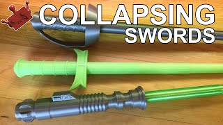 3D Printed Collapsing Swords [upl. by Assilanna205]