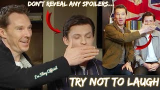 Avengers 4 Endgame Cast  Benedict Cumberbatch Continuously Stopping Tom Holland Spoilers  2018 [upl. by Nanreh]