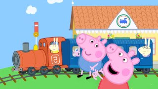 Peppa Pig en Español Episodios completos  Trenes aviones y coches  Pepa la cerdita [upl. by Laamaj]