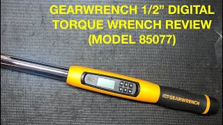 GEARWRENCH Digital Torque Wrench Review [upl. by Aralk]